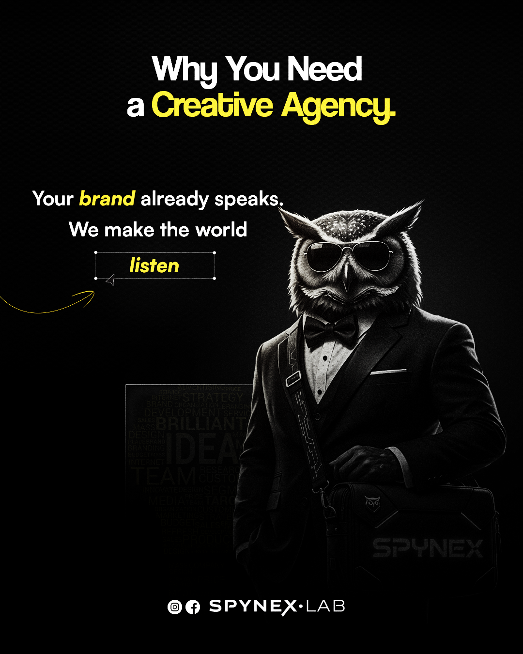 Why you need a creative agency artwork by SPYNEX Lab